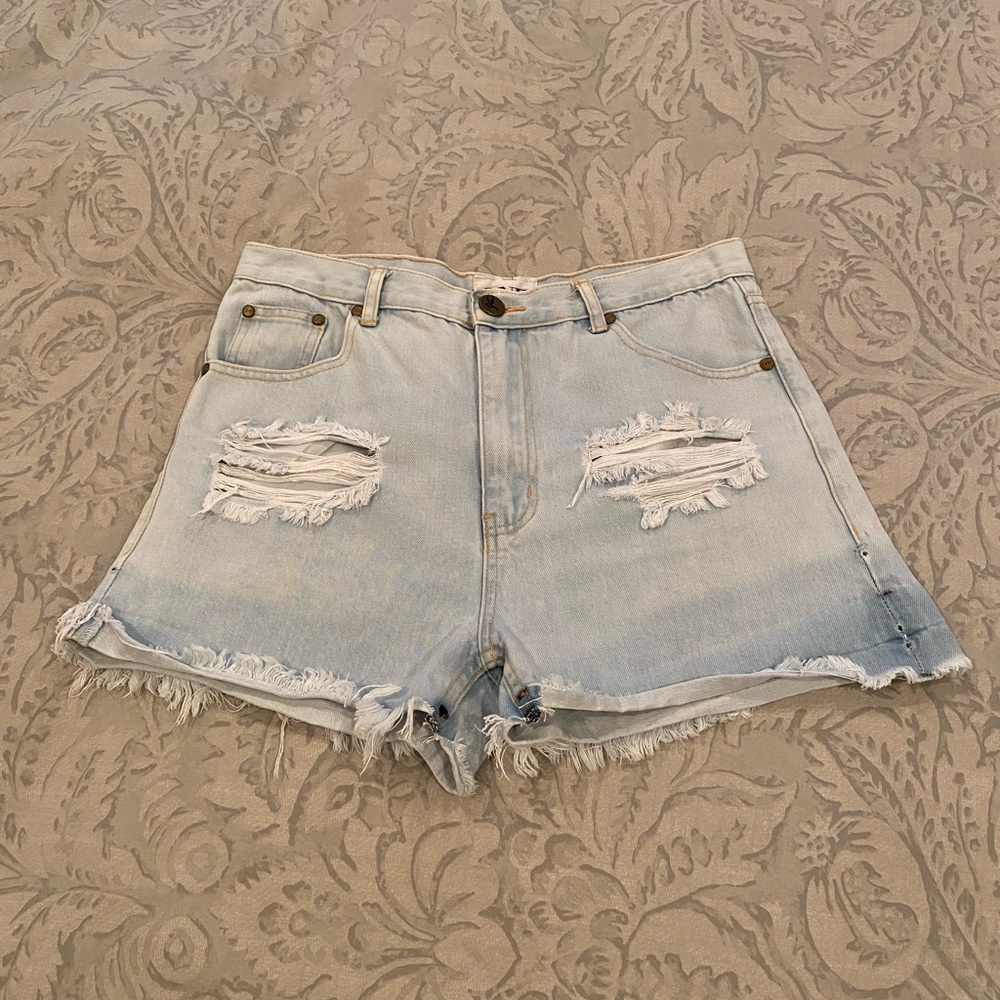 Denim shorts